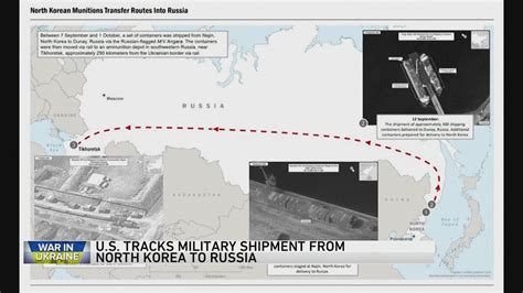 US says North Korea has sent munitions, equipment to Russia